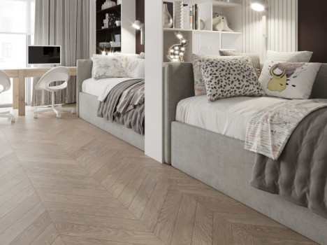  Инженерная доска AlixFloor Английская Ёлка ALX1038HB Дуб Коричнево-серый