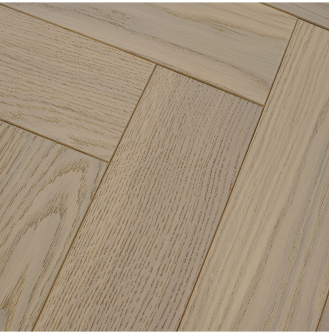 фото - Инженерная доска AlixFloor Английская Ёлка ALX1020HB Дуб светлый матовый