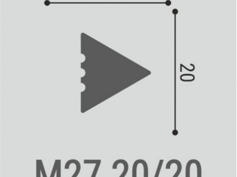  Молдинг Bello-Deco XPS М27 20-20