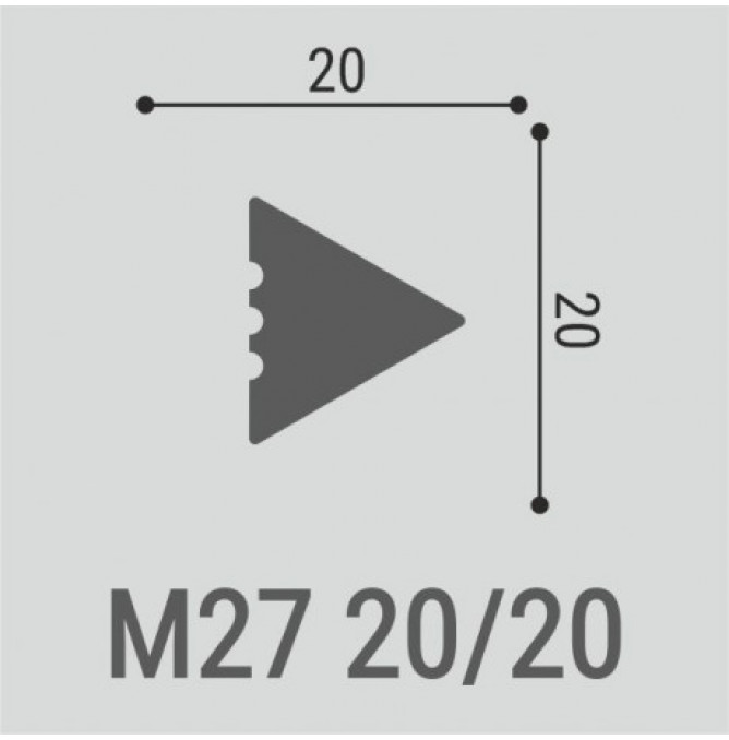 фото - Молдинг Bello-Deco XPS М27 20-20