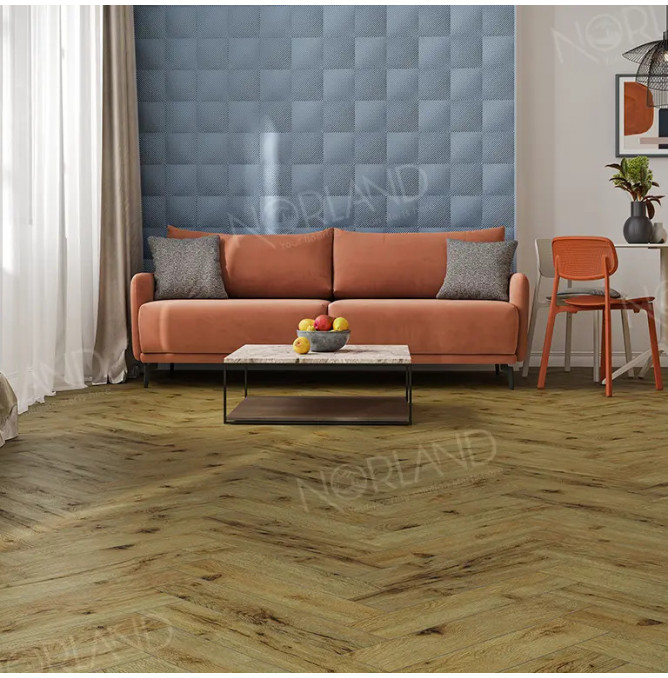 фото - Ламинат Norland Herringbone Elegant Strong/Елка Элегантная Сила LF304-14 Дуб Скай