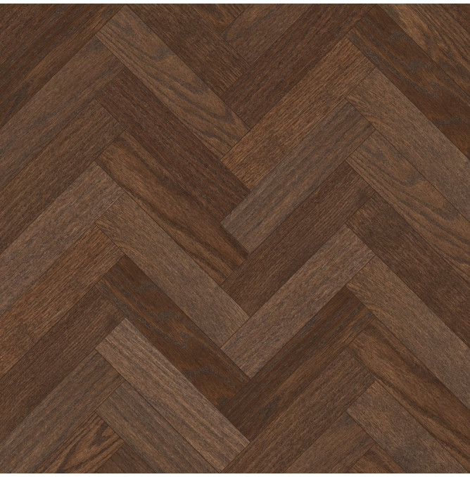 фото -  Елка Английская Royal Parket 490х125х13мм Дуб Натур Флэйм лак