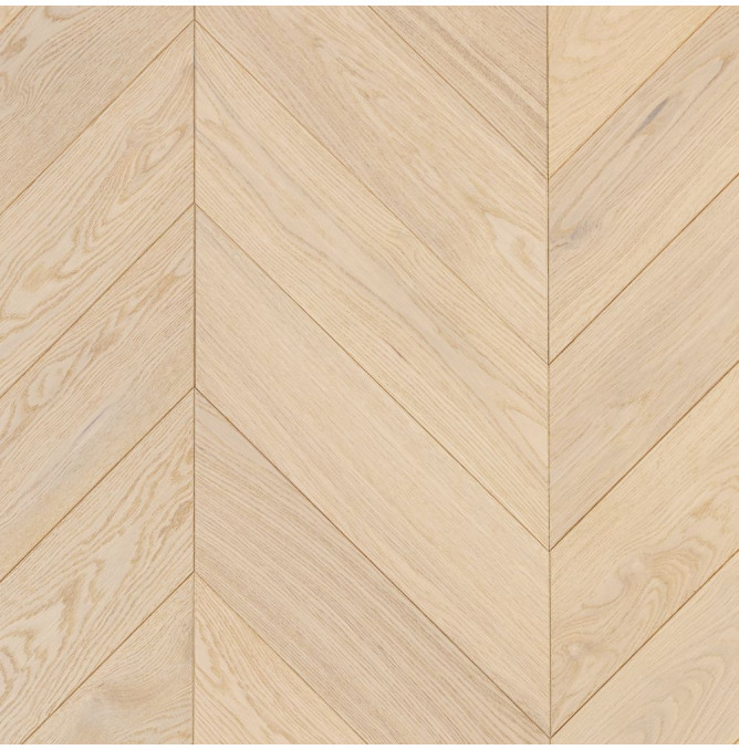 фото - Инженерная доска Елка Французская Lab Arte Chevron Дуб Натур Лана лак 600/475х125х14/3/45°