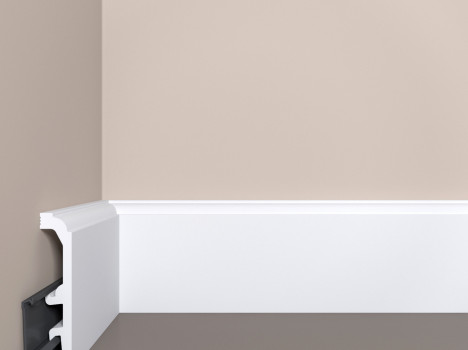 Плинтус с монтажной планкой Bello Deco XPS П24