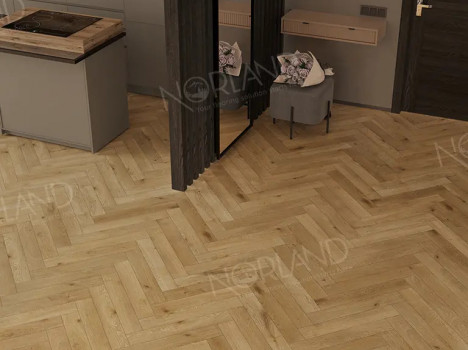  Ламинат Norland Herringbone Elegant Strong/Елка Элегантная Сила LF304-09 Дуб Хайнан