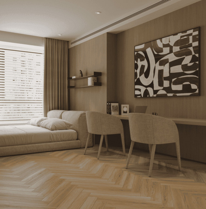 фото - Ламинат Norland Herringbone Elegant/Елка Элегантная LF303-39 Дуб Босна