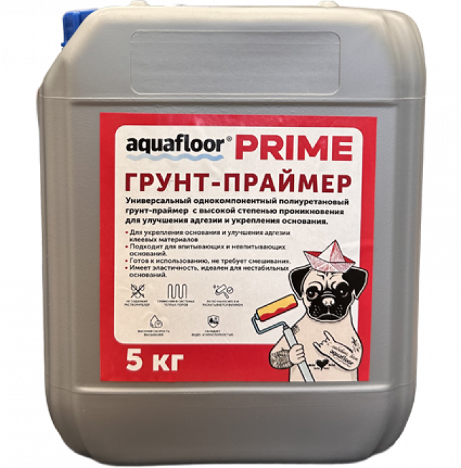 фото - Сопутствующий товар Грунт-праймер Aquafloor PRIME (5 кг)