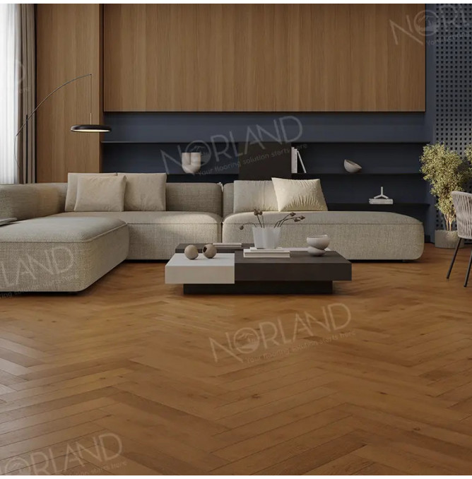 фото - Ламинат Norland Herringbone Elegant Strong/Елка Элегантная Сила LF304-13 Дуб Помона