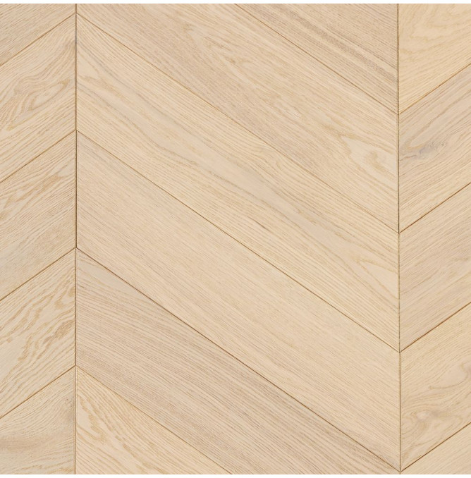 фото - Инженерная доска Елка Французская Lab Arte Chevron Дуб Натур Лана лак 400/337х110х14/3/60°