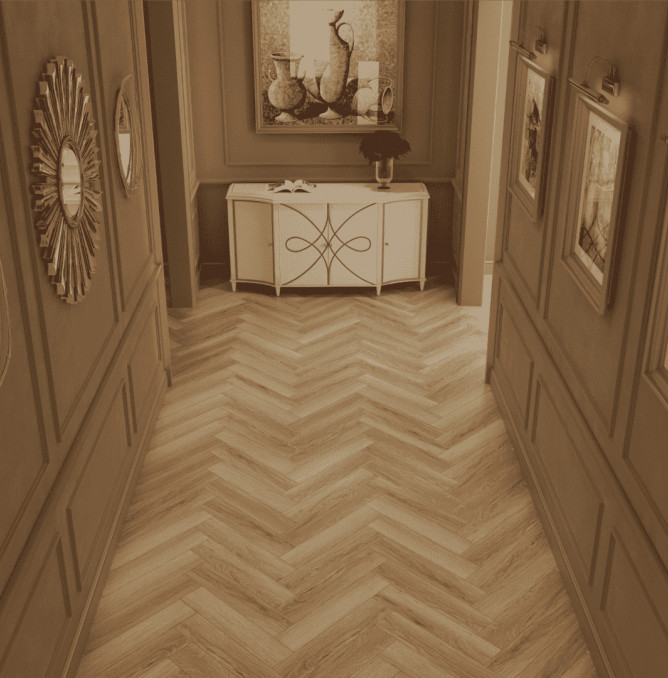 фото - Ламинат Norland Herringbone Elegant Strong/Елка Элегантная Сила LF304-38 Дуб Тинос