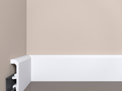  Плинтус с монтажной планкой Bello Deco XPS П 22