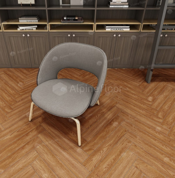 фото - Ламинат Alpine Floor Original Herringbone 10/Елка 10 LF107-10 Дуб Венето