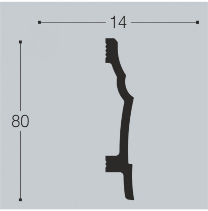 фото - Плинтус Bello-Deco XPS П20 80-14