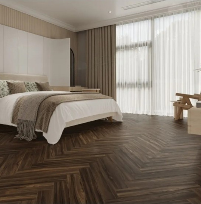 фото - Ламинат Alpine Floor Original Herringbone 12/Елка 12 LF105-13 Орех Сицилия