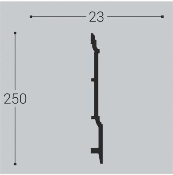 фото - Плинтус Bello-Deco XPS П17 250-23