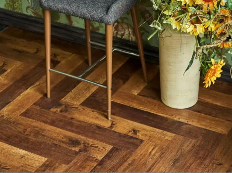  Кварц-винил Vinilam Parquet Herringbone Glue GD11155 Паркет Парижский