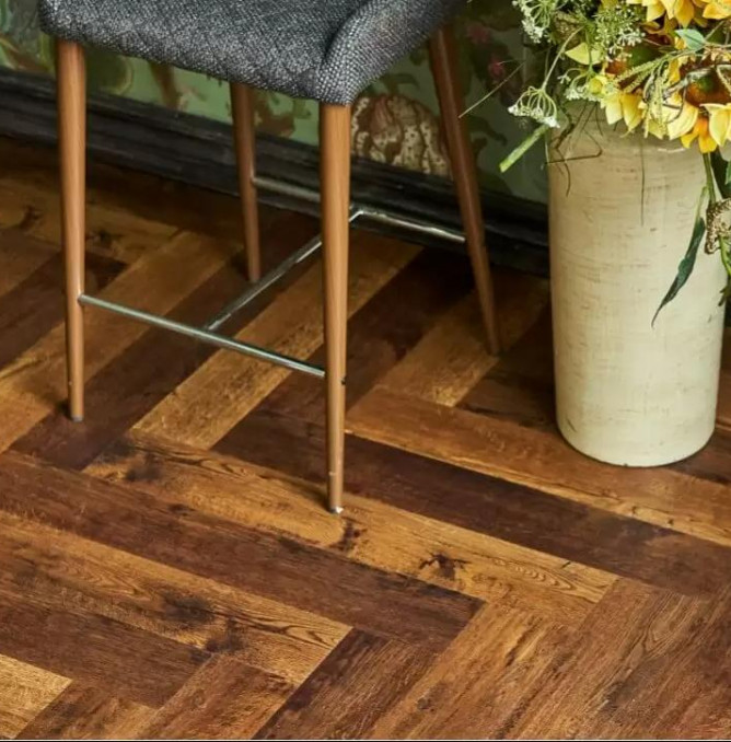 фото - Кварц-винил Vinilam Parquet Herringbone Glue GD11155 Паркет Парижский