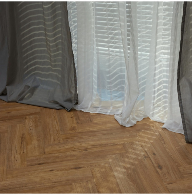 фото - Инженерная доска AlixFloor Английская Ёлка ALX1016HB Дуб Золотой Натуральный