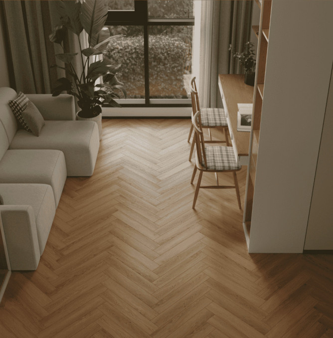фото - Ламинат Norland Herringbone Elegant/Елка Элегантная LF303-36 Дуб Наксос