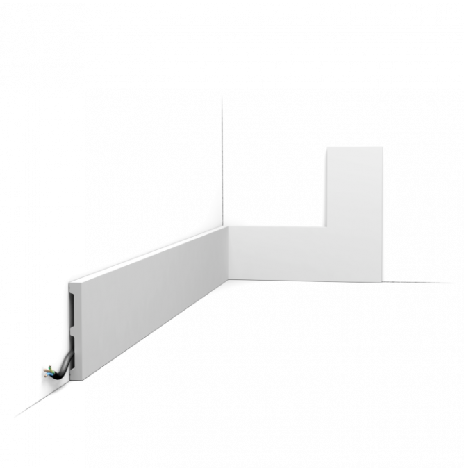 фото - Плинтус Orac Decor SX163 КВАДРАТ/SQUARE