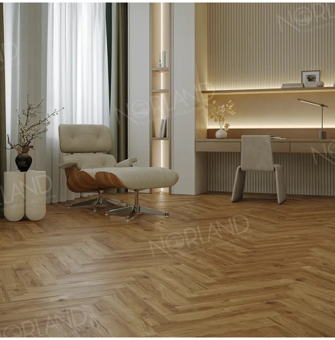 фото - Ламинат Norland Herringbone Elegant/Елка Элегантная LF303-18 Дуб Корсика