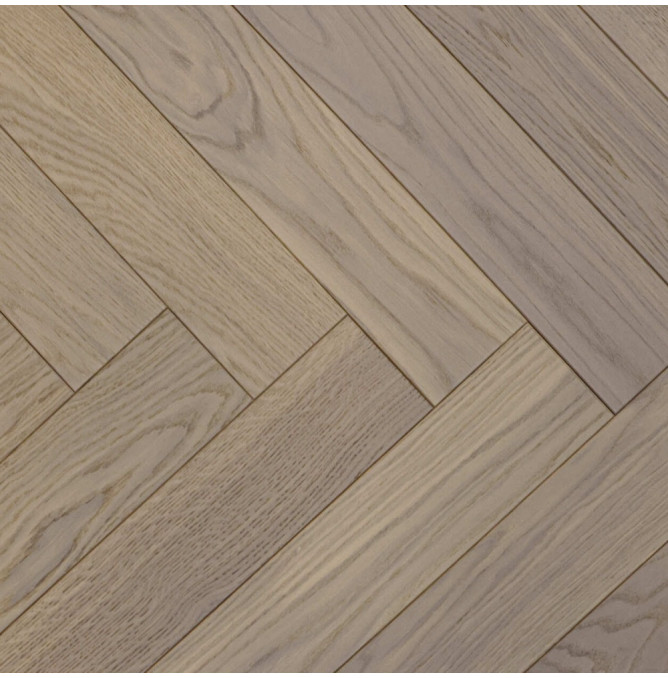 фото - Инженерная доска AlixFloor Английская Ёлка ALX1020HB Дуб светлый матовый