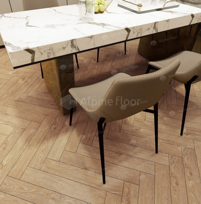фото - Ламинат Alpine Floor Original Herringbone 10/Елка 10 LF107-07 Дуб Тироль