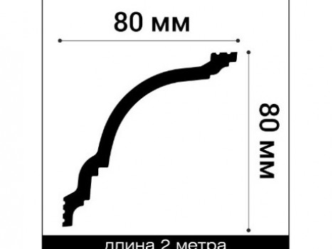  Карниз Bello-Deco XPS К16 80-80