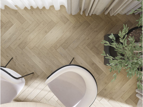  Инженерная доска AlixFloor Английская Ёлка ALX1058HB Дуб Кантри Темный