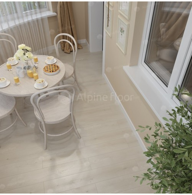 фото - Кварц-винил Alpine Floor GRAND SEQUOIA ECO 11-25 Гранд Секвойя Клауд