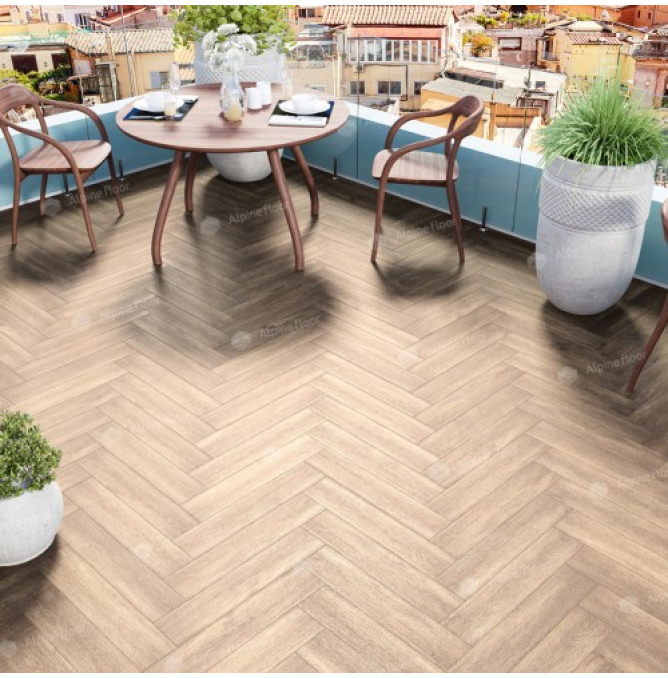 фото - Кварц-винил Alpine Floor PARQUET LIGHT ЕСО 13-10 Макадамия