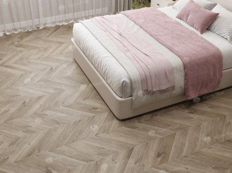  Кварц-винил Alpine Floor CHEVRON ALPINE LVT ECO 20-3 Дуб Натуральный Отбеленный Chevron