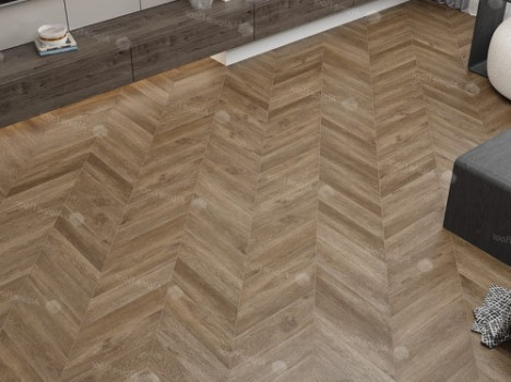  Кварц-винил Alpine Floor CHEVRON ALPINE ECO 18-5 Макадамия