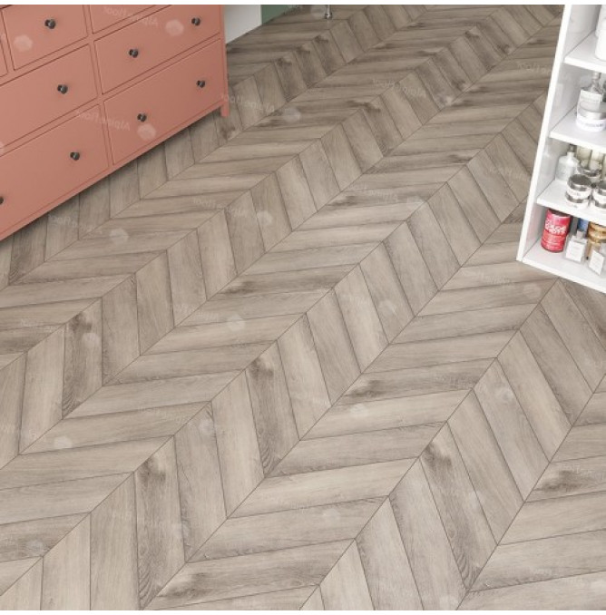 фото - Кварц-винил Alpine Floor CHEVRON ALPINE LVT ECO 20-8 Дуб Исида Chevron