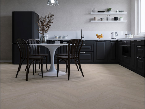  Паркетная доска ESTA Parket Herringbone Oak HB Nova Elite Pearl