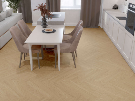  Паркетная доска ESTA Parket Herringbone Oak HB Nova Elite Pure Line