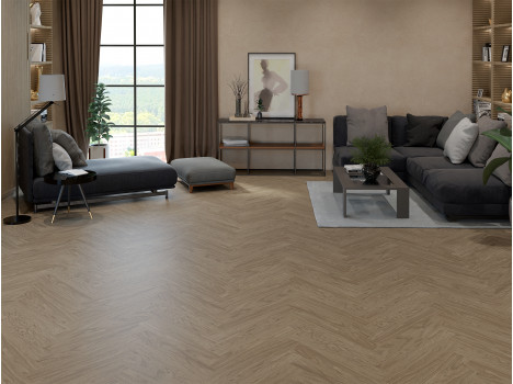  Паркетная доска ESTA Parket Herringbone Oak HB Nova Elite Sandstone