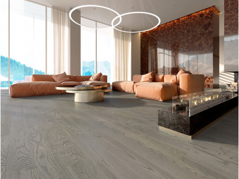  Паркетная доска ESTA Parket Ash Elegant Dusky Grey