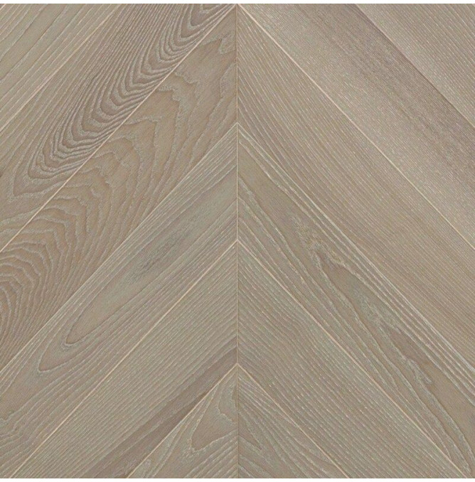 фото - Паркетная доска ESTA Parket Ash Chevron Elegant Sandstone