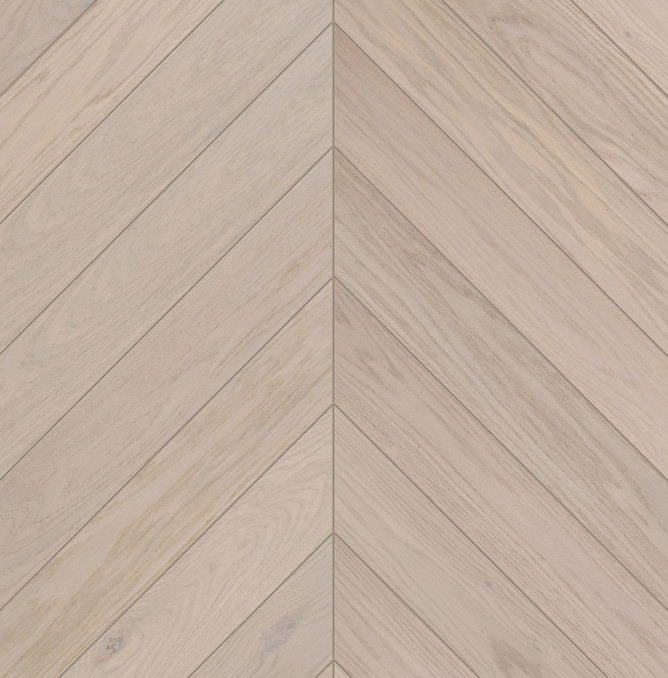 фото - Паркетная доска ESTA Parket Chevron Nova Oak CH Nova Elite Pearl
