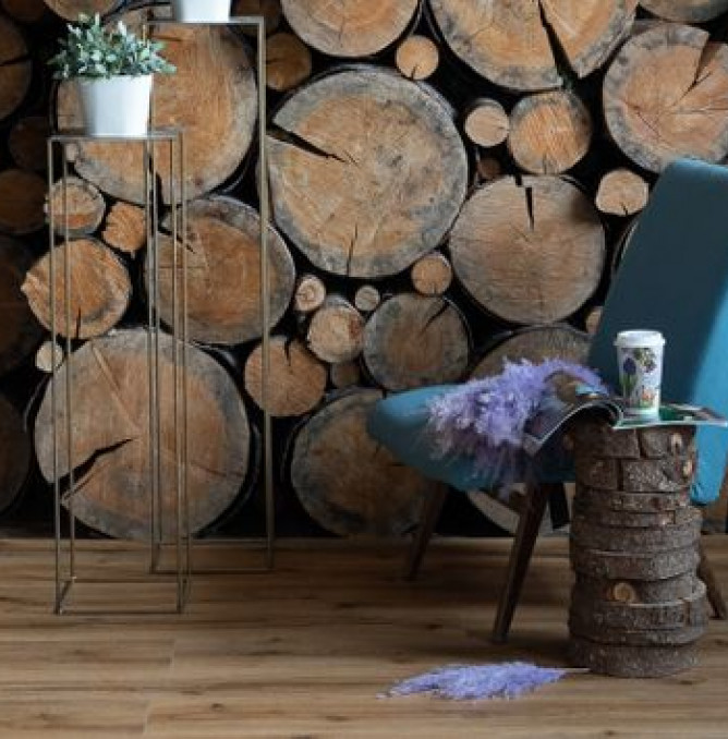 фото - Кварц-винил Vinilam Click 18222 -EIR Дуб Марбург