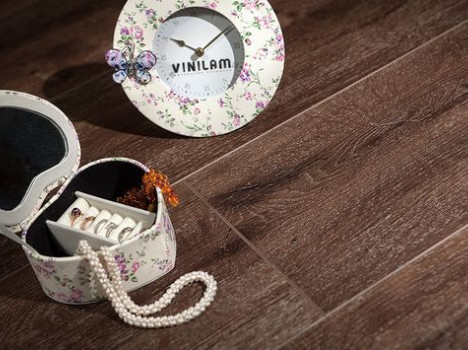  Кварц-винил Vinilam Cork 10085 Дуб Лир