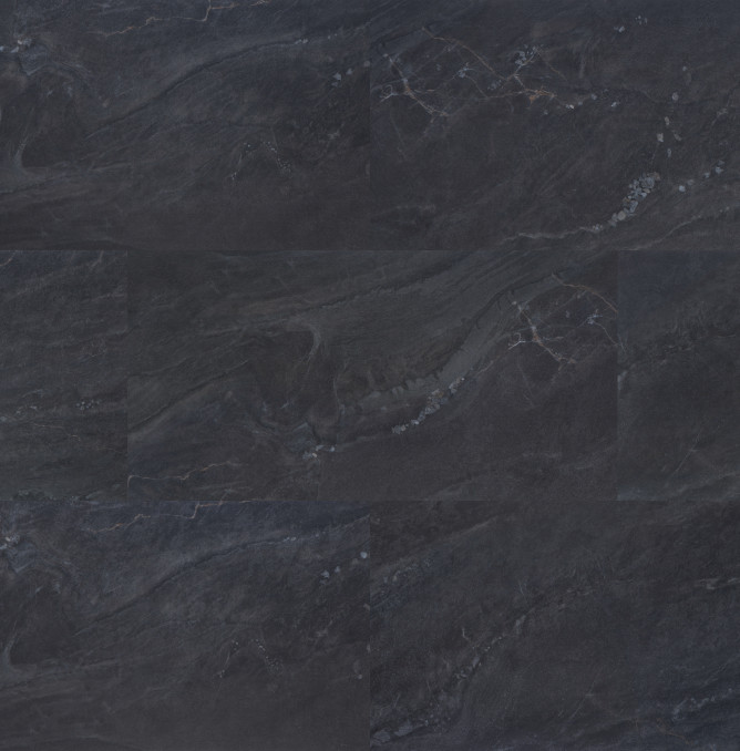 фото - Кварц-винил Ceramo Vinilam Stone Glue 91910 Неаполитанский Черный