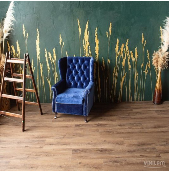 фото - Кварц-винил VINILAM Glue Luxury G33259 Дуб Кордова Glue