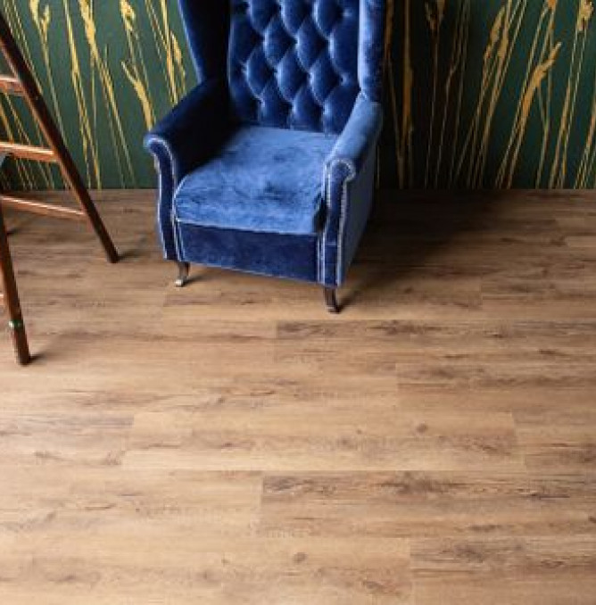 фото - Кварц-винил VINILAM Glue Luxury G33259 Дуб Кордова Glue