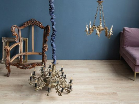  Кварц-винил VINILAM Cork Premium 33555 Дуб Сарагоса