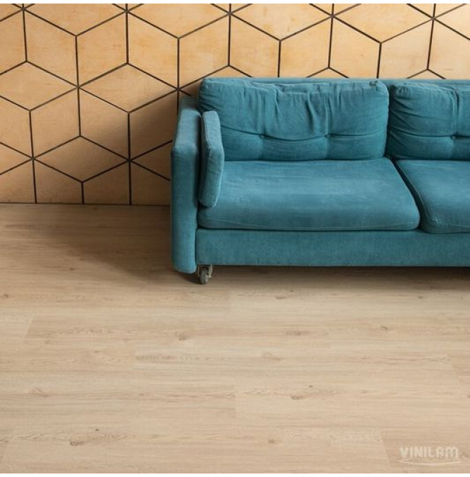 фото - Кварц-винил VINILAM Glue Luxury G33606 Дуб Лас-Пальмас Glue