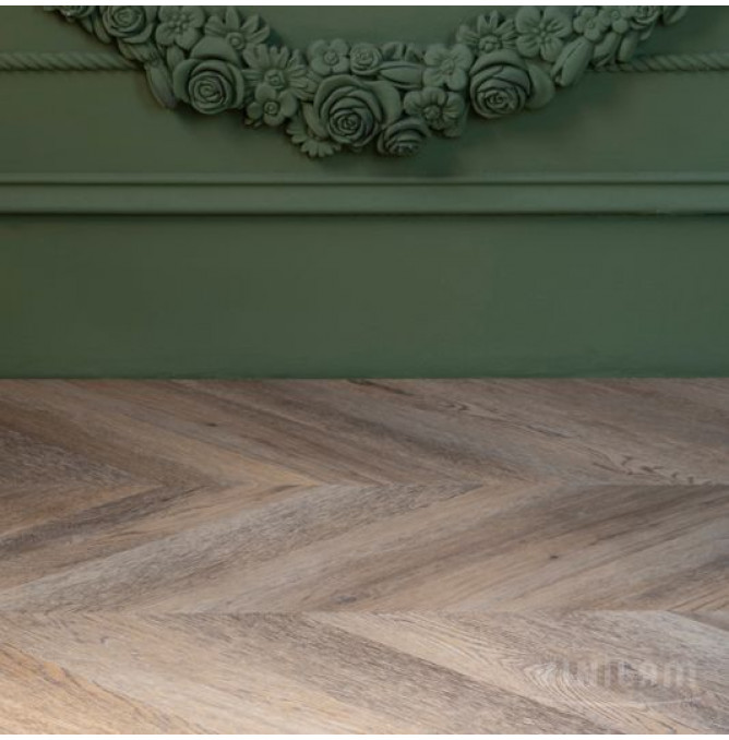 фото - Кварц-винил Vinilam Parquet Chevron RI153616CL4 Шеврон Шампань