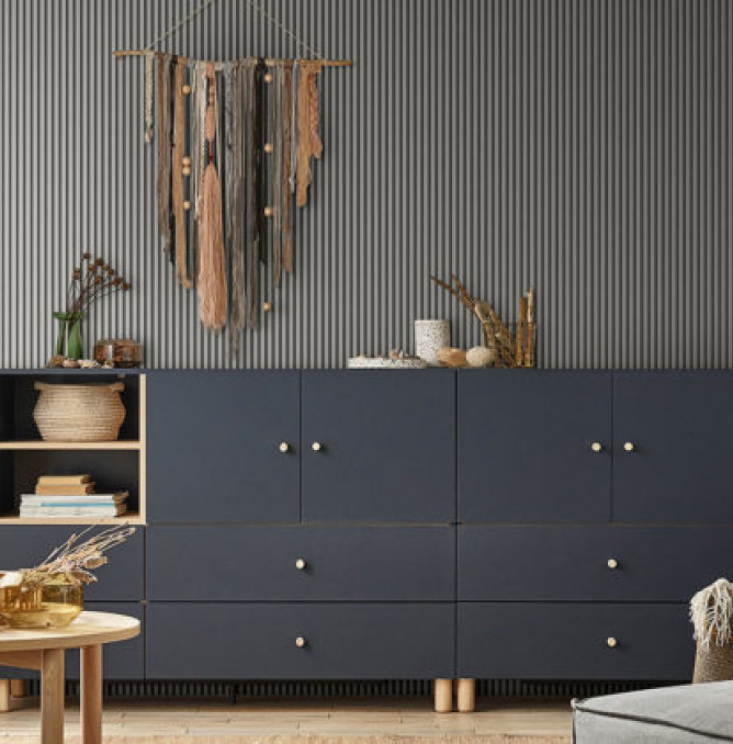 фото - Реечная стеновая панель VOX LINERIO S-LINE GREY СЕРЫЙ